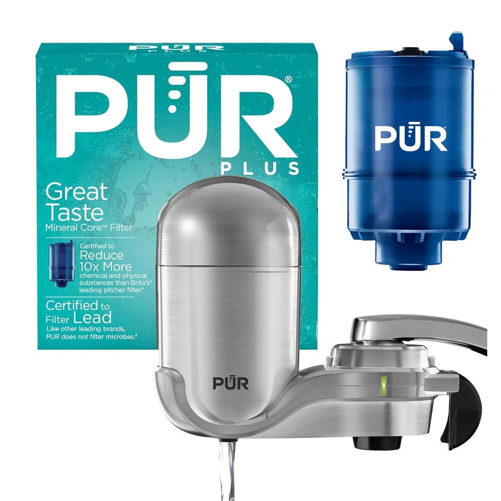 PUR PLUS Vertical Faucet Mount Water Filtration System